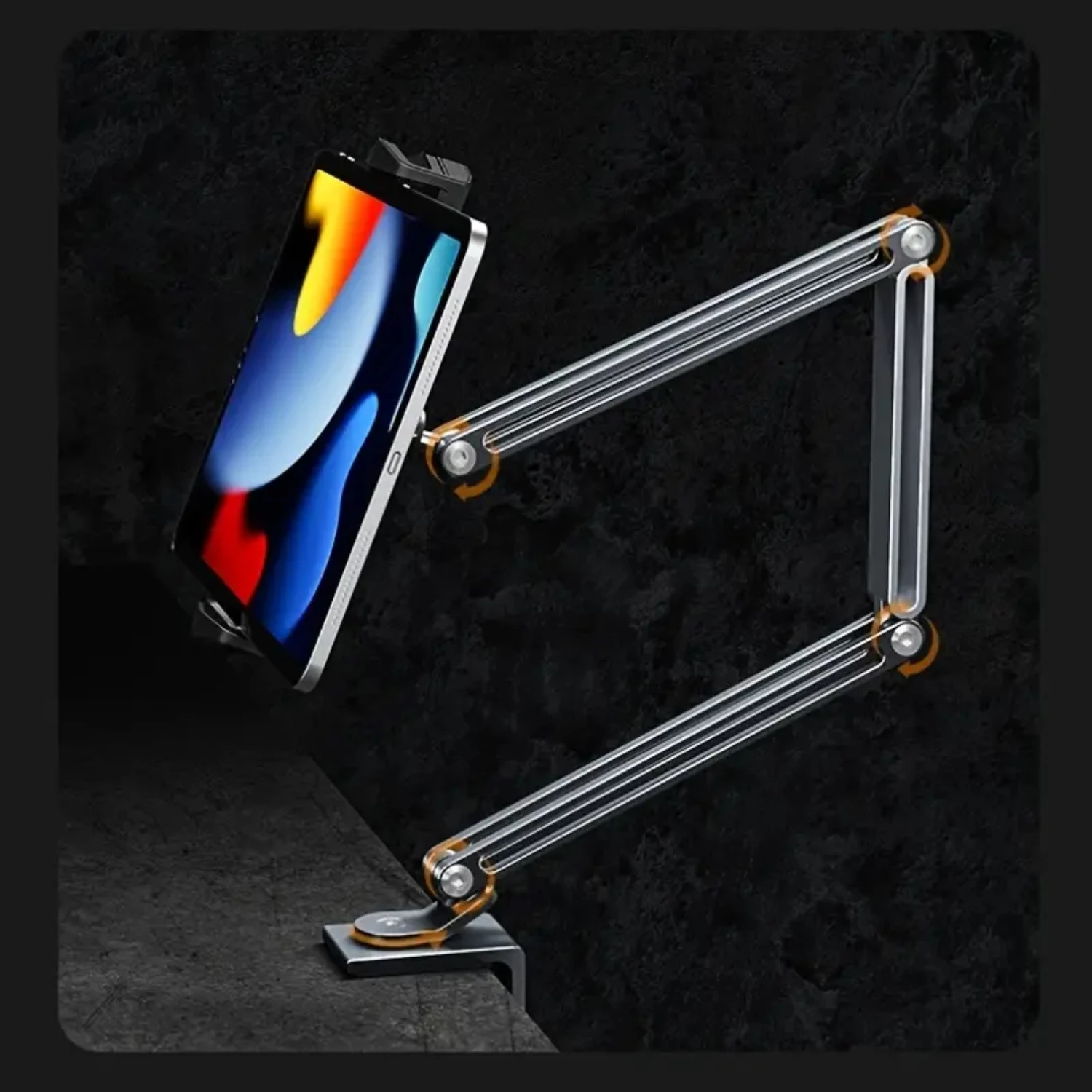 휴대 전화 브래킷 조정 가능한 휴대 전화 플랫 브래킷 알루미늄 합금 전화 홀더