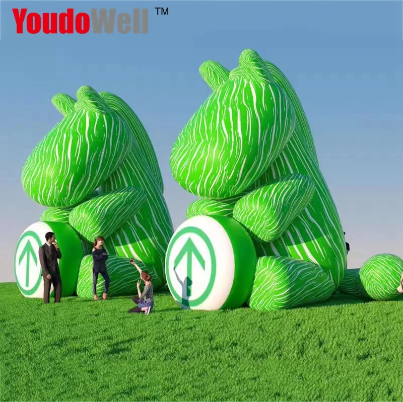 

Inflatable green frog monster model single / one