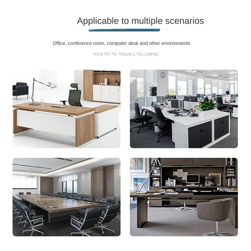 1 PCS Computer Desk Wire Hole Threading Hole Dustproof Home Improvement Hardware Fittings Aluminum Alloy Threading Box