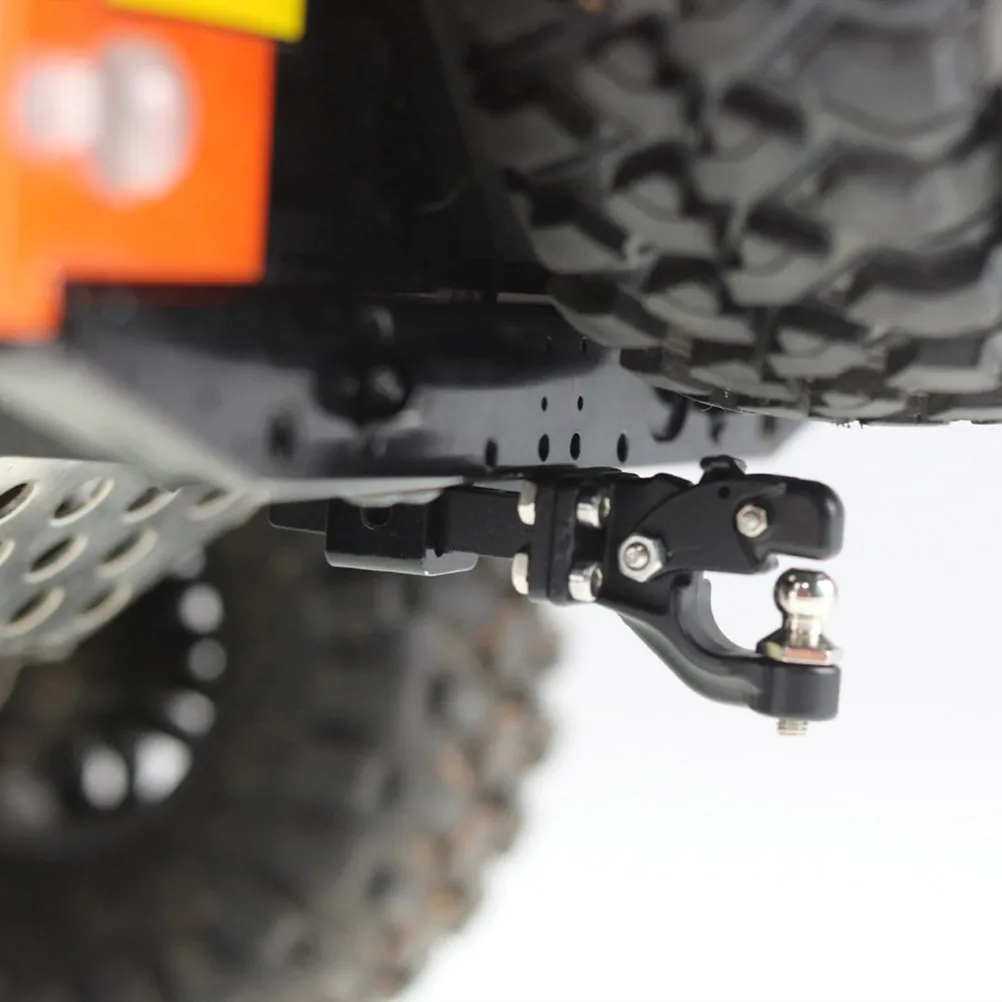 Rc Car Metal Trailer Hook 1:10 Durable Climbing Crawler Car Spare Parts Black High Wear Resistant Trailer Hook