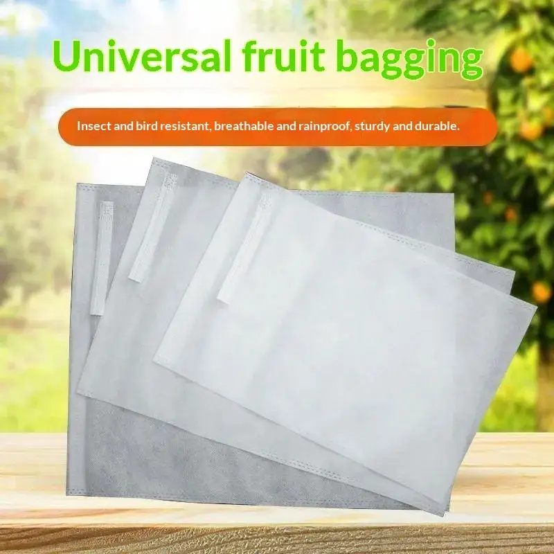 Fruit Anti- Bag Non Woven Plant Grow Protection Netting Bag Anti-Bird Waterproof Purposes Vegetable Seedling Bagging