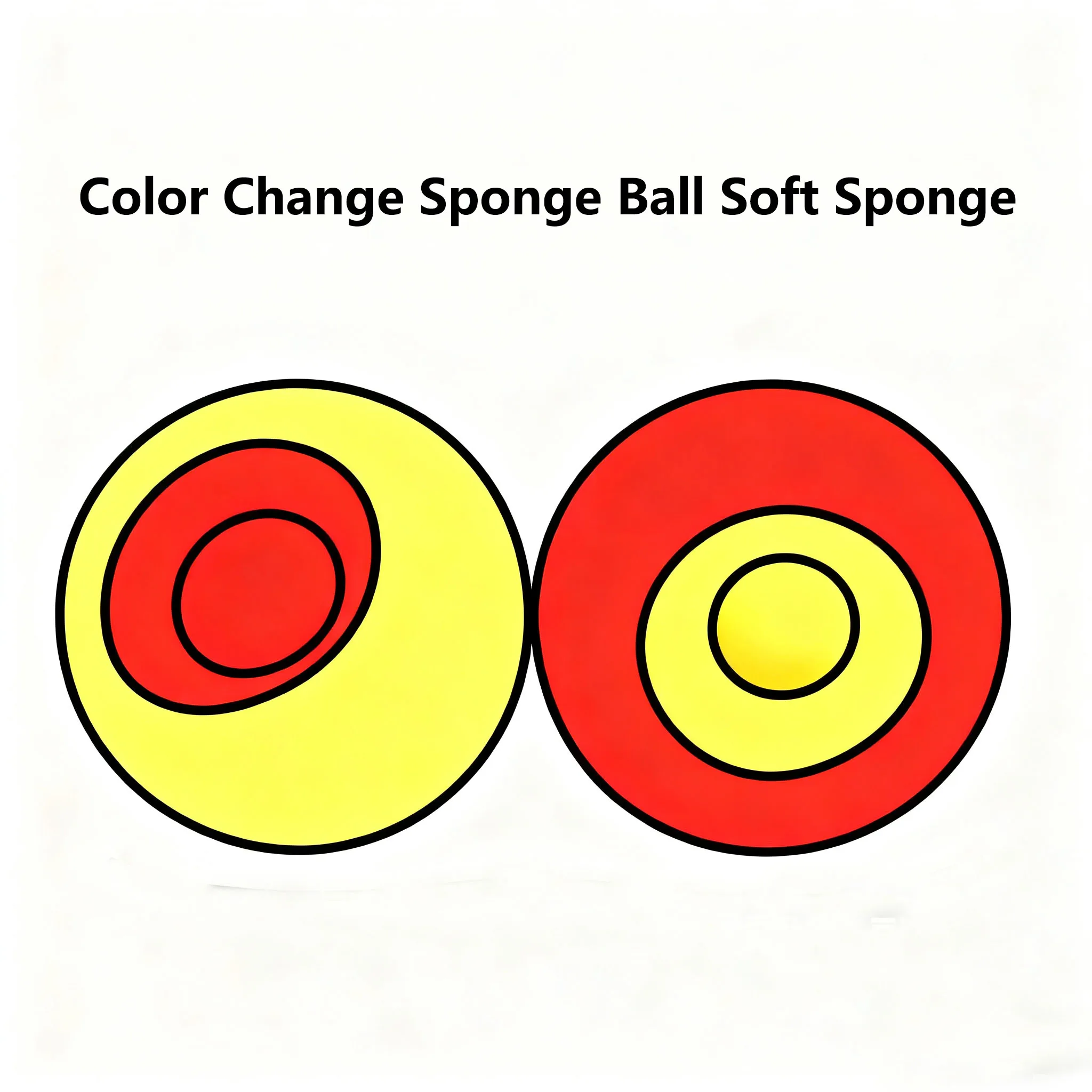 Mudança de cor esponja bola macia truque mágico close-up palco magia magie mágicos prop acessório