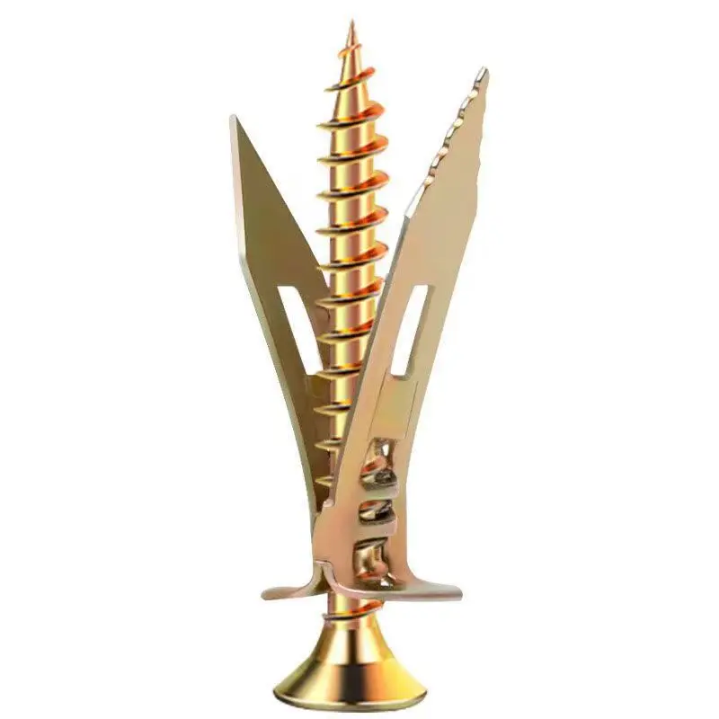 10/20/40/50/100pcs Self-Tapping สกรูขยาย Drywall Anchor Kit Cavity Plug Dowel Fixing ชุดเครื่องมือ DIY สําหรับยิปซั่มบอร์ด