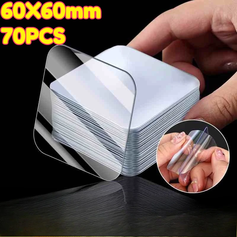 Hochleistungs-Doppelseitiges Klebeband Nano-Tape Rückstandsfrei Transparente Wandaufkleber Abnehmbar für Alle Oberflächen Heim DIY Haushalt