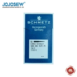 DYX3 S 794S 53:20JL1 SCHMETZ German Blue Lion SY7061 round head needle four needle six thread needle lapel car needle