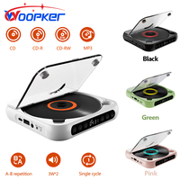 Woopker CD Player KC-918 Walkman Built-in Speaker Rechargeable Battery Stereo Portable Mini CD Player with IR Remote Control