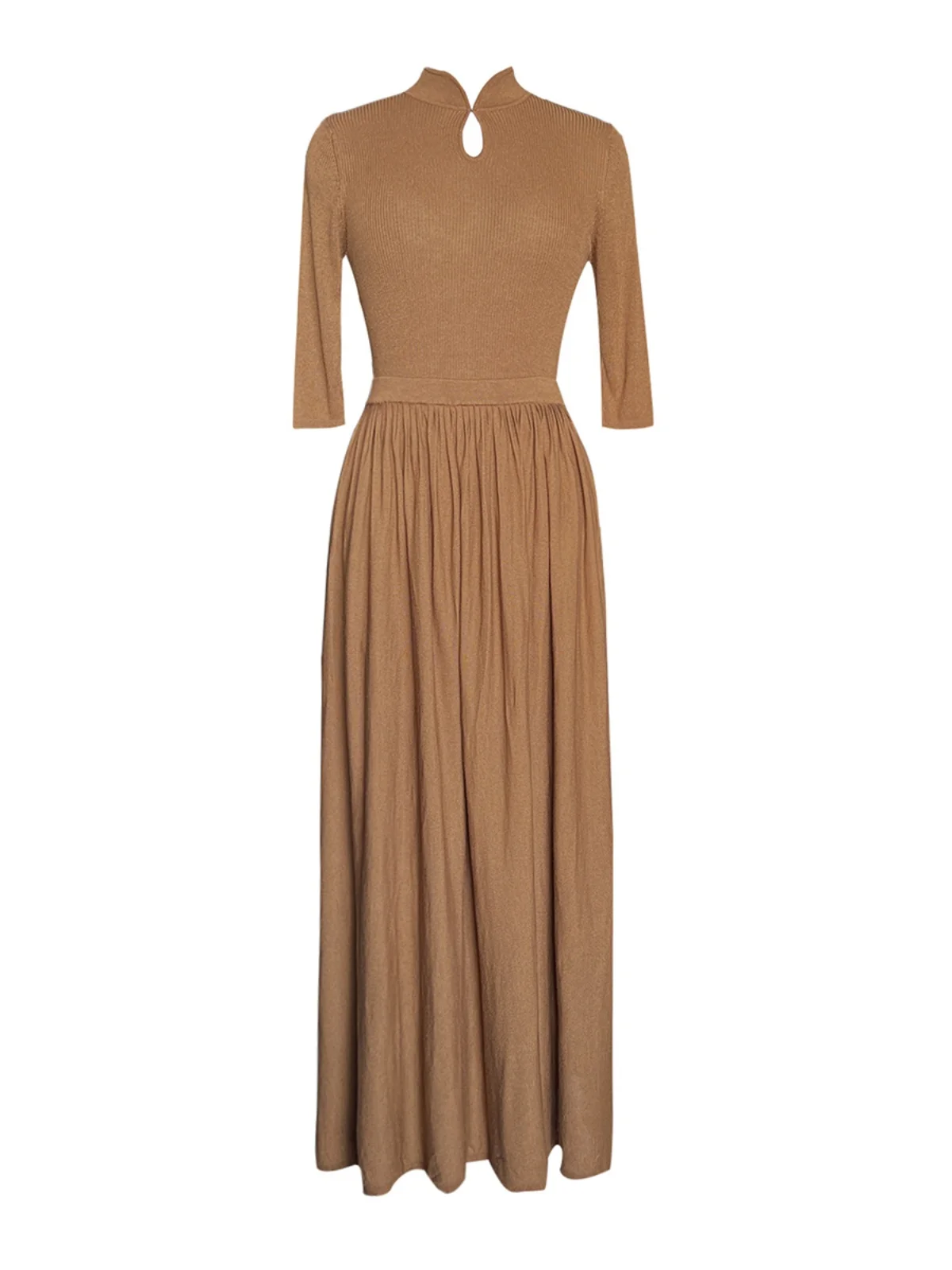 

Новинка 2025: Топ Mulan из модифицированного шелка и трикотажа K3365, юбка Q754, стандартная длина рукава, волокно Lenzing