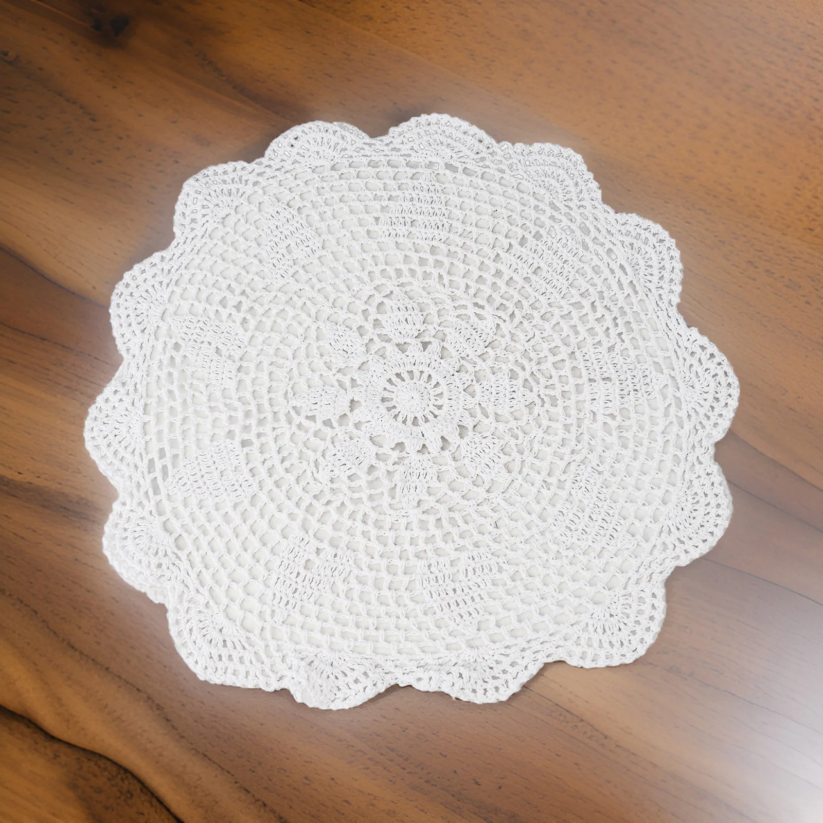 High Quality Brand New Doily Table Cloth Mat Lace Round Table Cloth 40cm/15.74inch Countryside Vintage Crochet Doily Mats