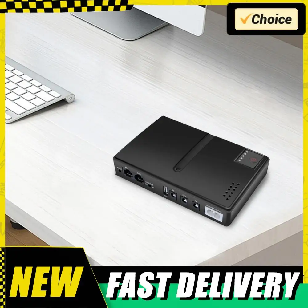 

DC1036P DC UPS Router Optical Cat UPS 5V 9V 12V 36W 10400mah DC Power Adapter Backup Power Supply for Router Switch Mobile Phone