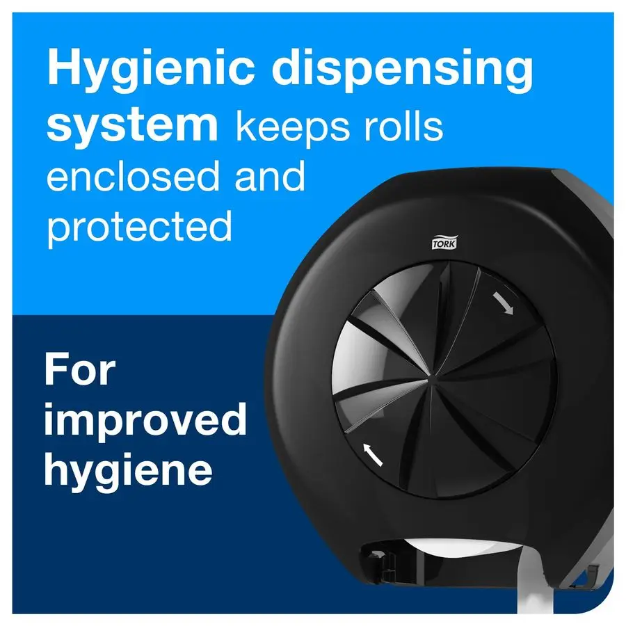 OptiCore Midsize Toilet Paper Roll White T11, Premium, 2ply, 36 x 800 sheets, 106390