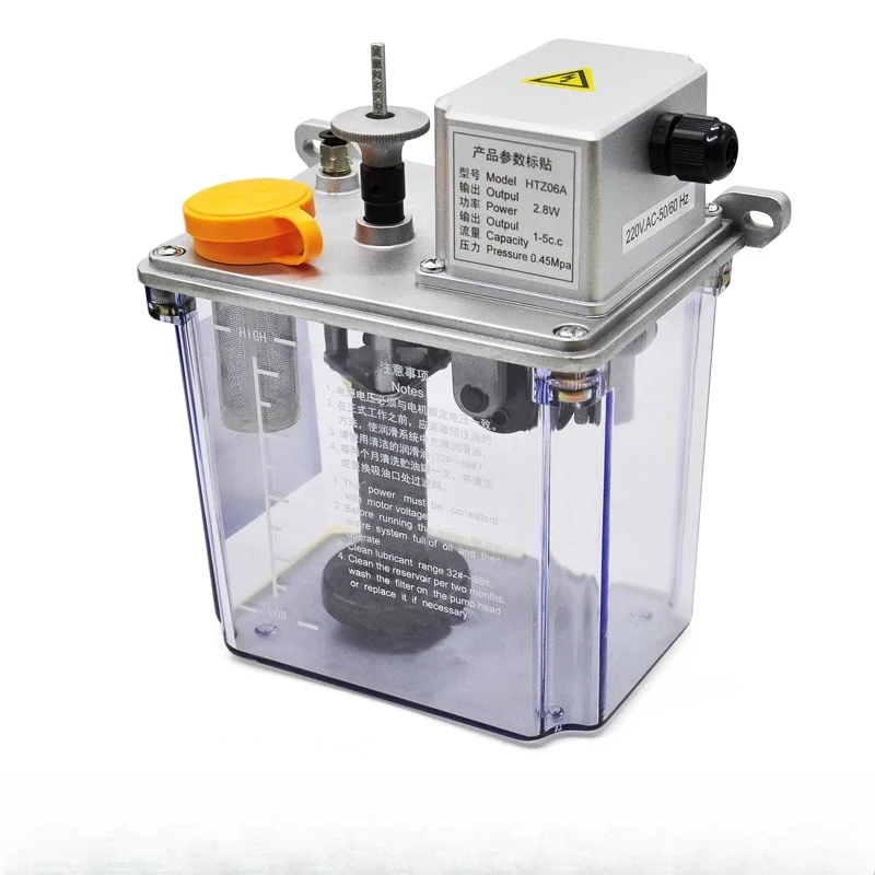 Electric Intermittent Lubrication Pump Automatic CNC Machine Tool Lubricator Lathe Milling Machine Lubricating Oil Pump 220V