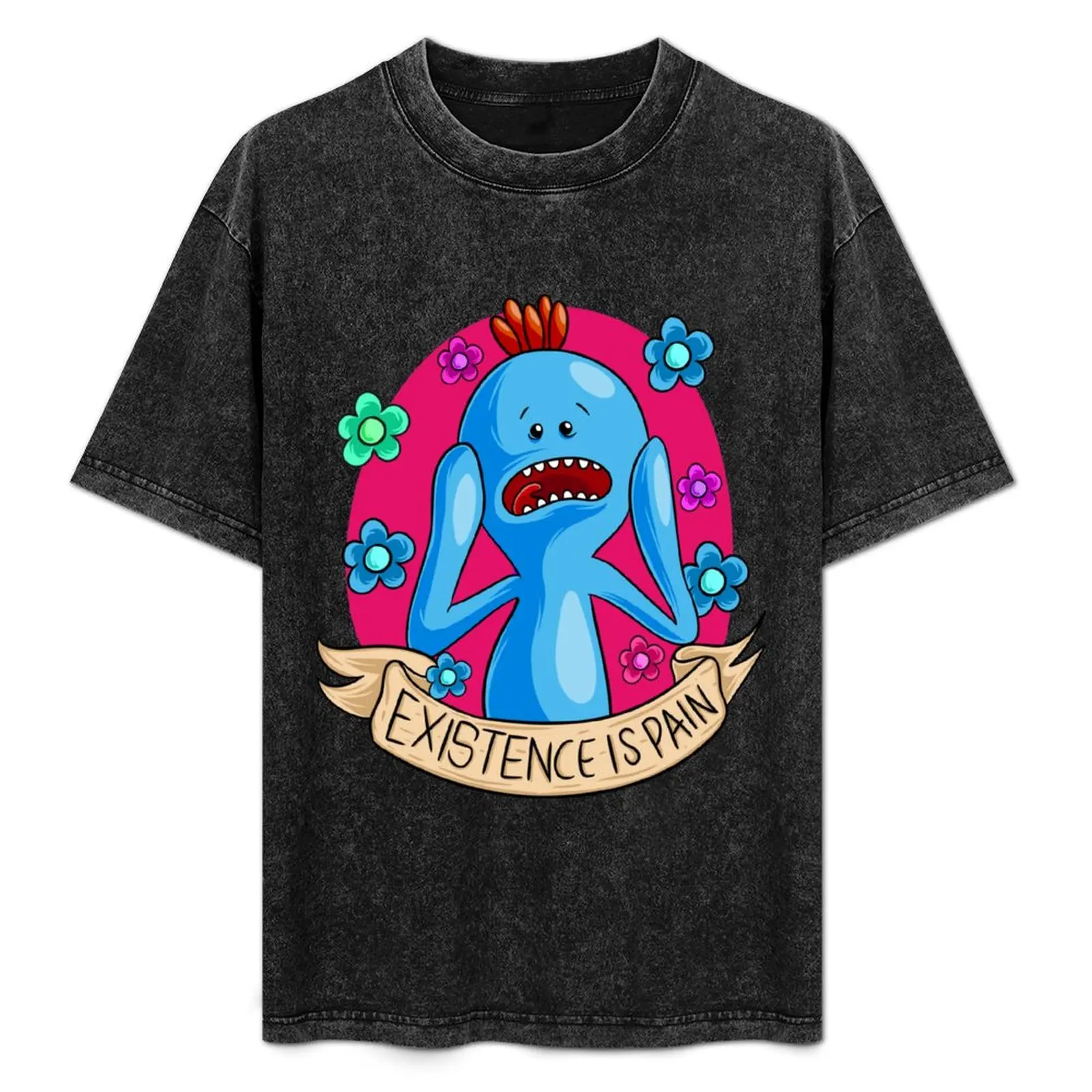 

Existence is Pain mr meeseeks T-Shirt anime t shirts sweat mens t shirts casual stylish