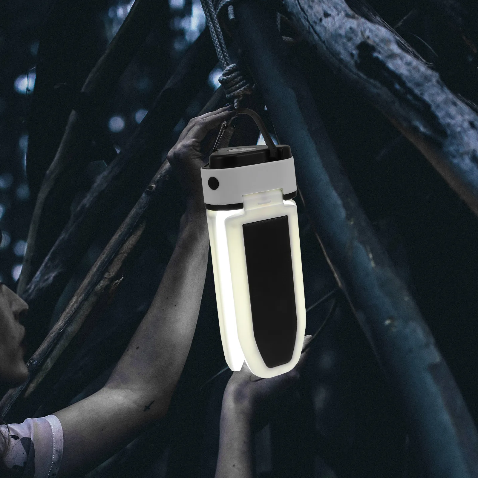 

1Set Camping LED Foldable Light USB Rechargeable Outdoor Emergency Lamp Portable Tent Lighting Tool for Hiking Night Market