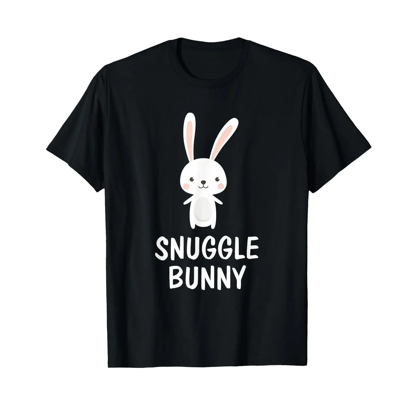 Snuggle Bunny Cute Animal Critter Love T Shirt vintage Washed fashion Stretched streetwear designer clothes Versatile