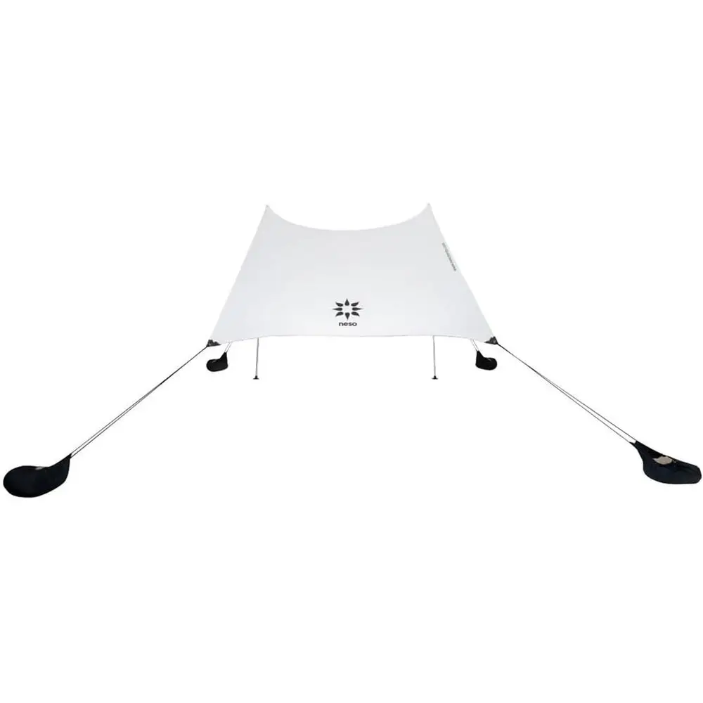 

Portable Beach Tent - Lightweight Sun Shelter for Family Outings - Easy Setup - UPF 50+ Protection - 7ft Tall, 9x9ft - White