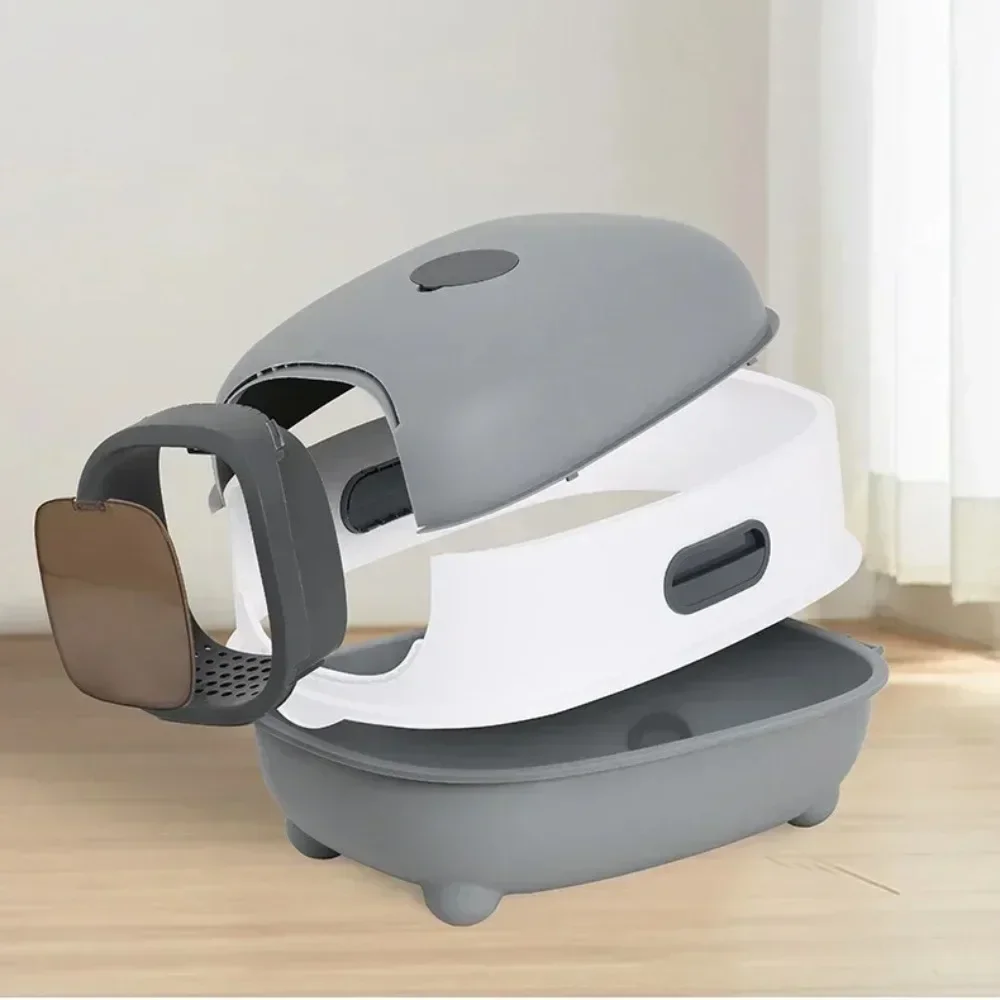 

#For Cat Litter Box Sterilizatio Large Space Fully Enclosed Anti-Splash Automatic Deodorization Pets Removable Cat Condo