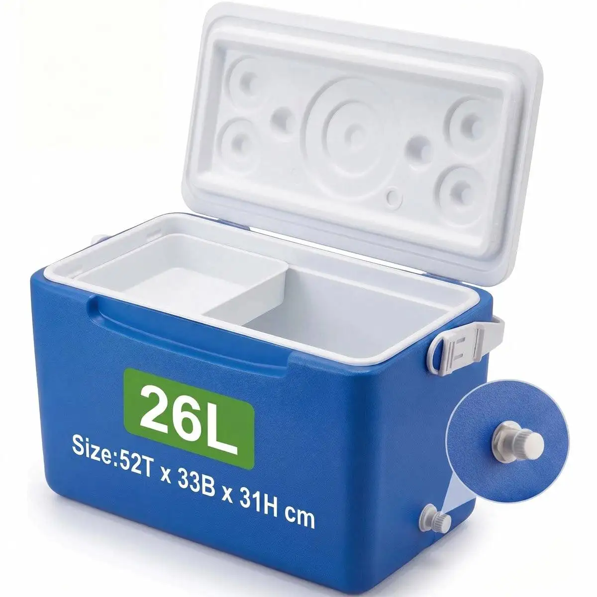 26L Performance-Kühlbox, perfekt für Camping, Angeln, Auto, Strand, Reisen