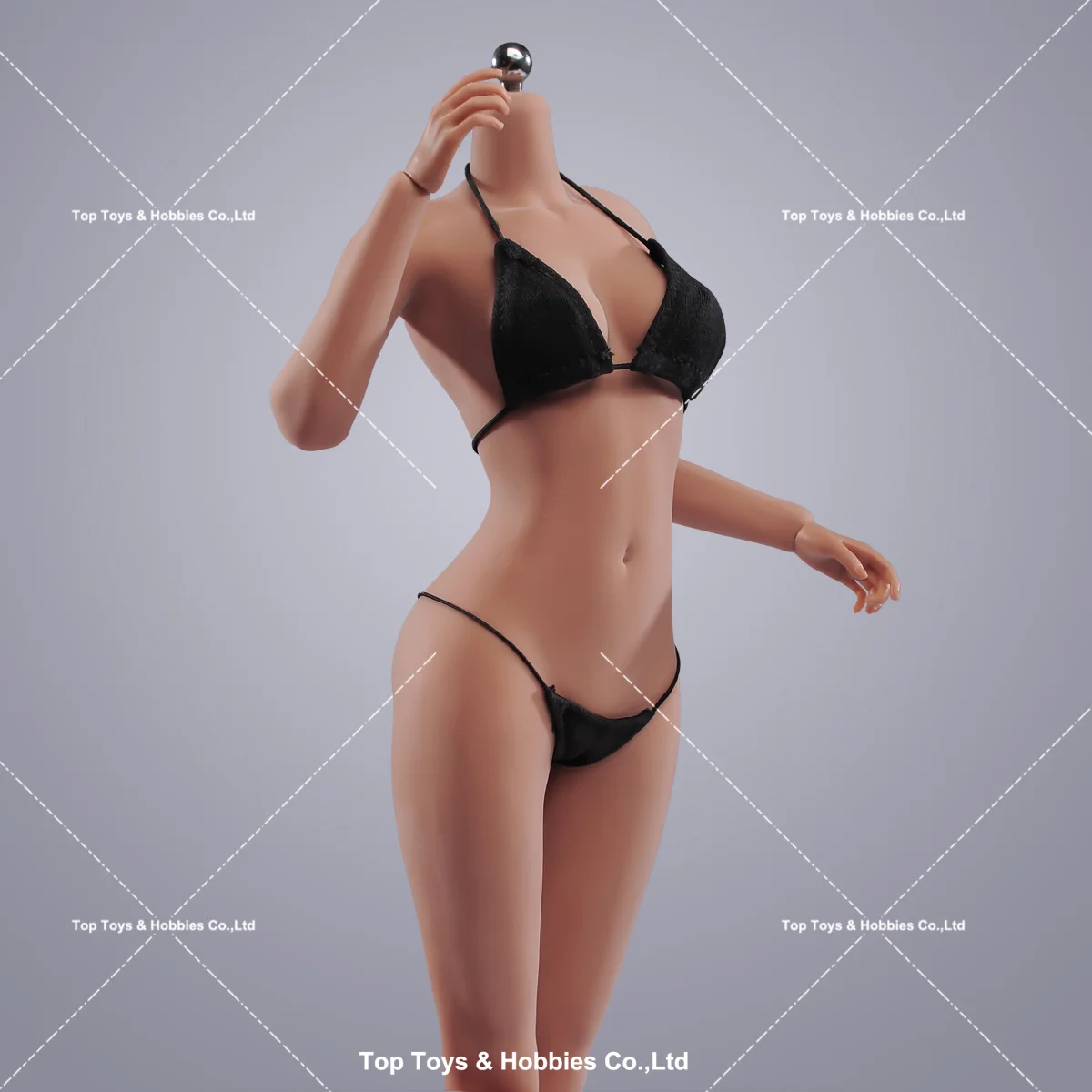 AB001 1/6 femme gros seins corps sans couture squelette en acier Flexible 12 ''corps de figurine de soldat avec pieds amovibles