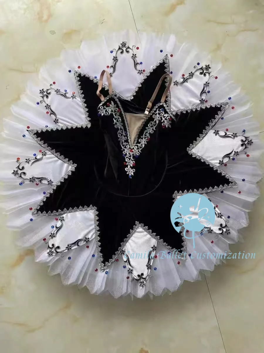 New million-dollar clown professional ballet tutu small swan tent tulle TUTU competition skirt tailored for adults and children
