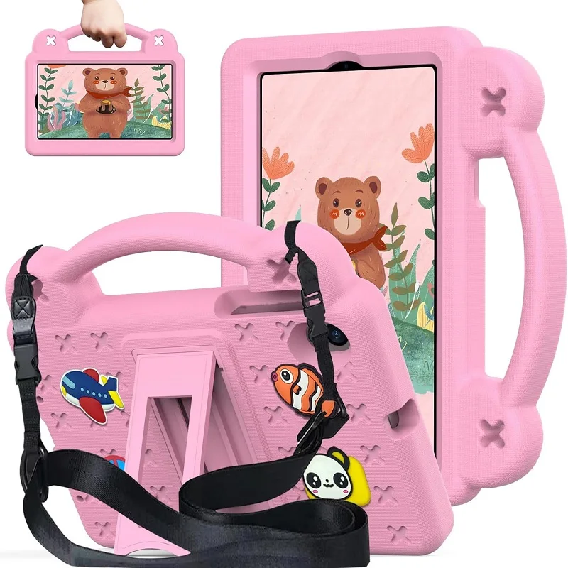Etui EVA Kids Case dla Samsung Tab A9+Plus 11 A8 10.5 A7 Lite 8.7 Tablet Cover Tab S6 Lite 10.4 S5e 10.5 S9 FE 10.9 S7+S8 12.4 Funda