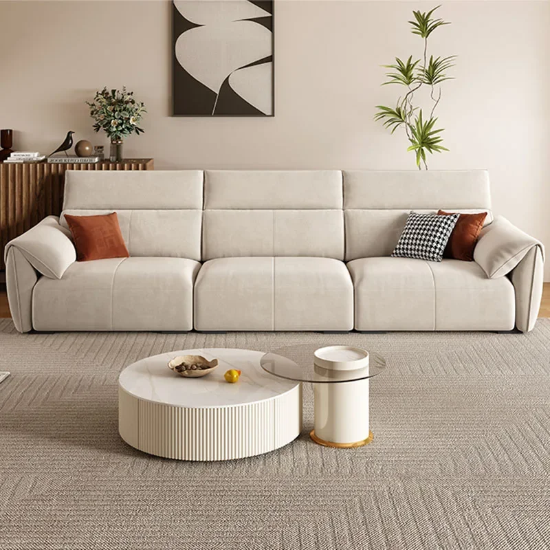 

White Nordic Modern Sofa Chairs Fancy Soft Simple Designer Loveseat Lazy Sofa Lounge Floor Divani Da Soggiorno Home Furniture