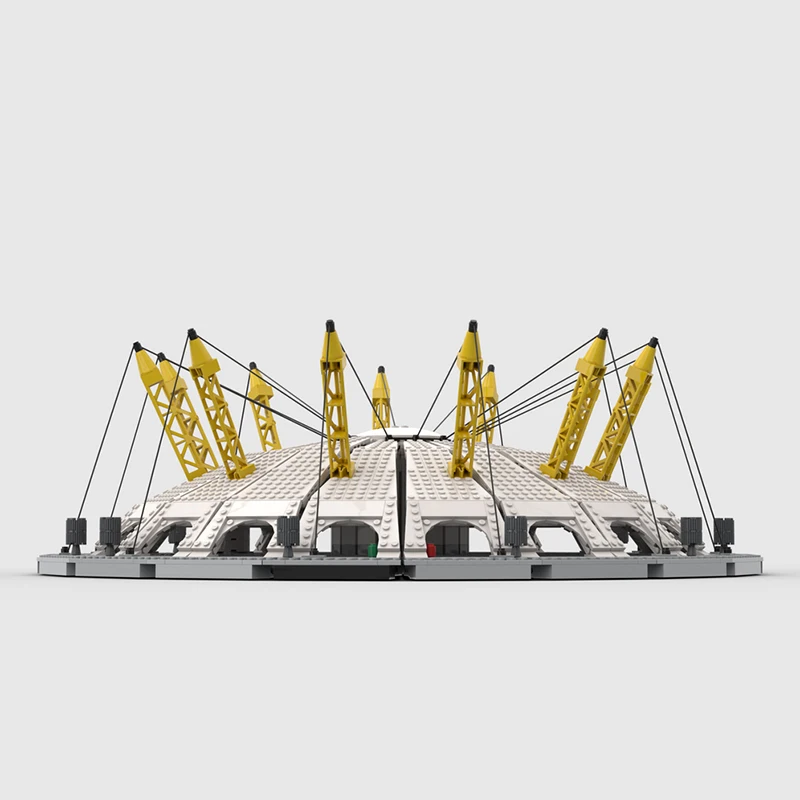 Изысканный новый продукт MOC, модель строительного блока, миниатюрная купольная технология тысячелетия, модульная детская игрушка, подарочный набор «сделай сам»
