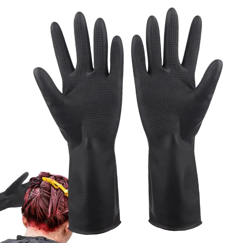 

Gloves For Hair Dye Cooking Latex Gloves No Slip Ambidextrous Powder Free Professional Salon Gloves For Food Prep Household