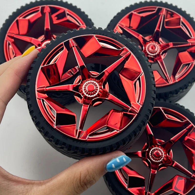 New GULY CADA Model Building Brick Accessories Plating Hub For Lego Scale 1:8 Vehicle DIY Toy 42083 42056 42115 Hub Wheel