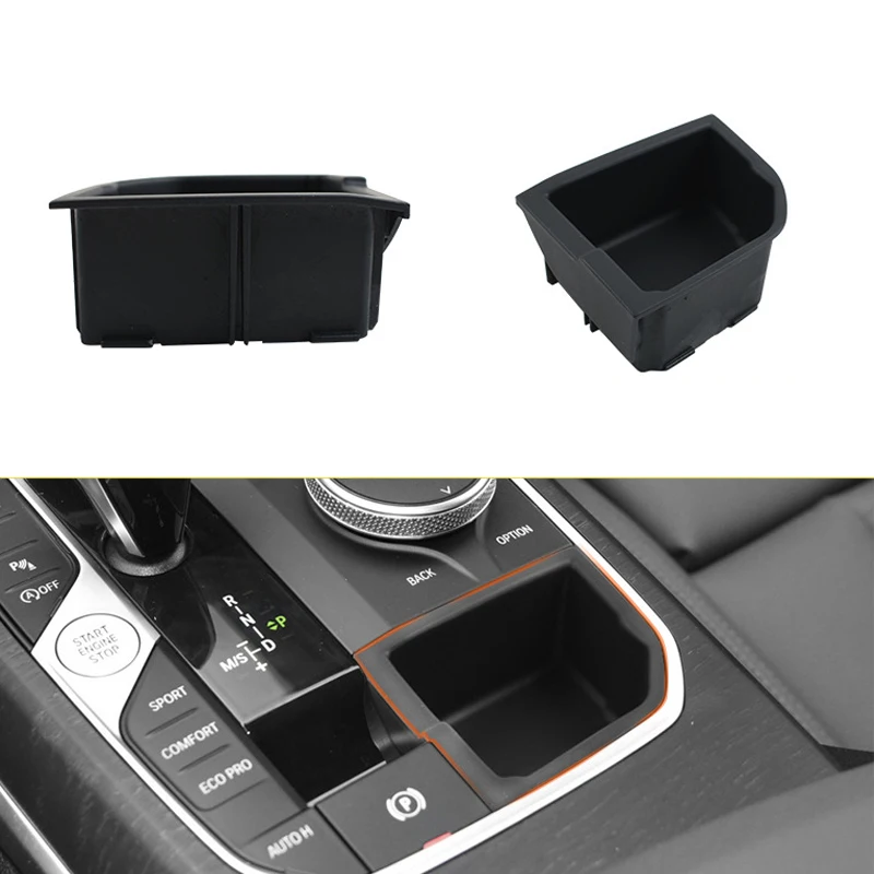 

LHD Car Central Console Gear Shift Storage Box For BMW G20 G28 G29 F40 F44 X3 G01 G08 X4 G02 F97 F98 X5 G05 X6 G06 X7 G07 18-21