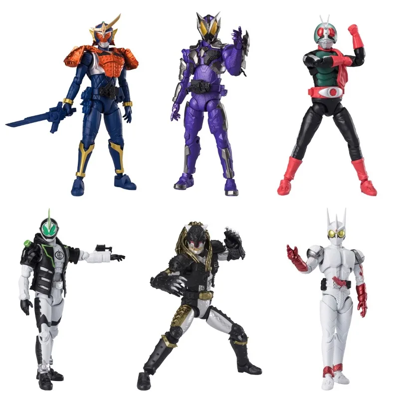 

Bandai Original SHODO Shokugan Kamen Rider XX5 Gaim Horobi Kazari Necrom Anime Action Figures Toys for Boys Girls Kids Gifts