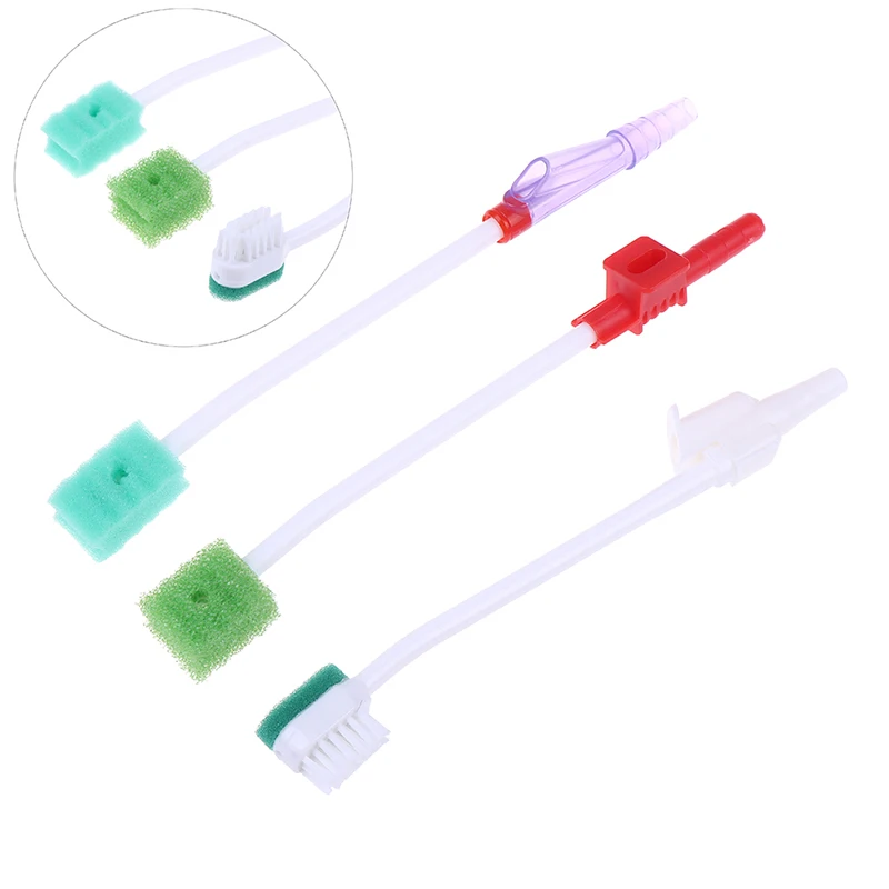 1 ชิ้นการดูแลช่องปากทิ้งฟองน้ําทางการแพทย์แปรงสีฟัน ICU ดูด Swab ใช้ครั้งเดียวดูดแปรงสีฟันระบบสุขอนามัยในช่องปาก