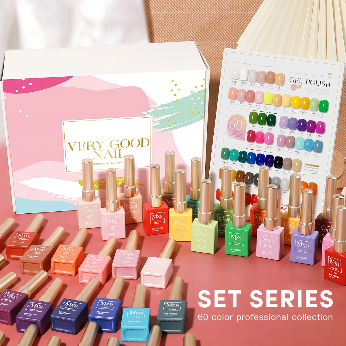Mxsi Nails Polish 60 Colors Vernis Semi Permanent Nail Polish 15ml