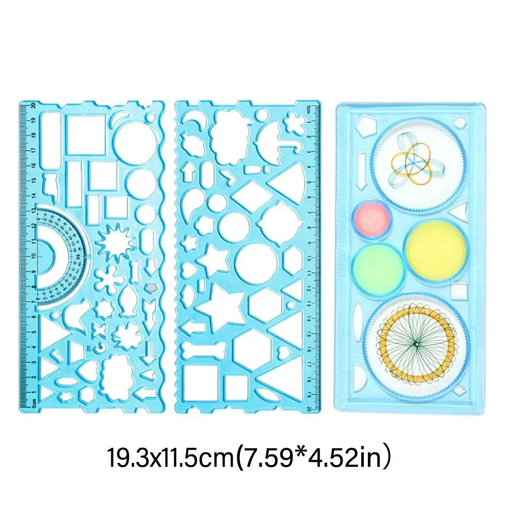 Oval Modelo Desenho Geométrico, Multi-shaped Curve Pattern Ruler, Aprendizagem Ferramenta de Medição, Pintura