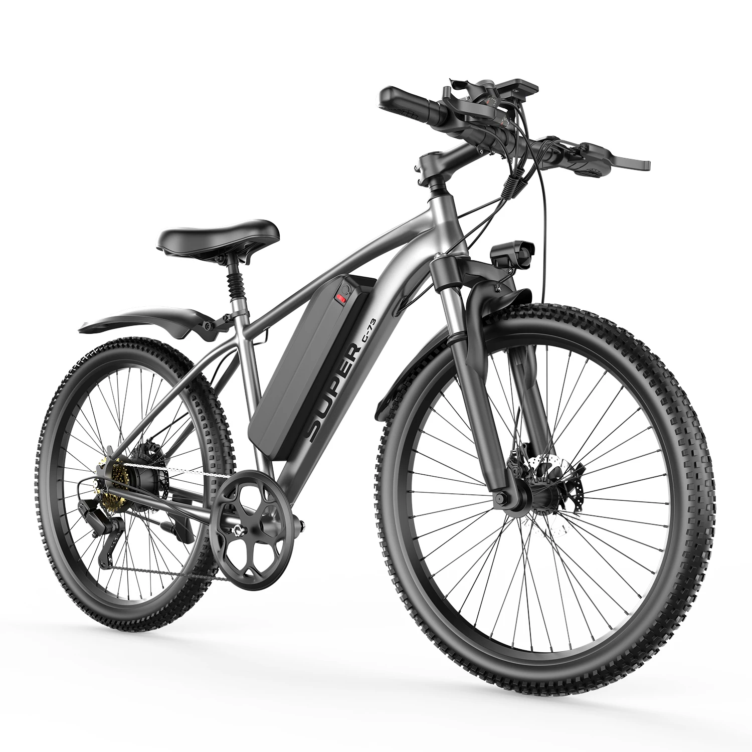 SUPER G-73 Pedelec Elektrische Fiets - 250W, 48V 13Ah Uitneembare Batterij, 26*19.5 inch Banden, 25km/u, EU-conform E-bike voor volwassenen