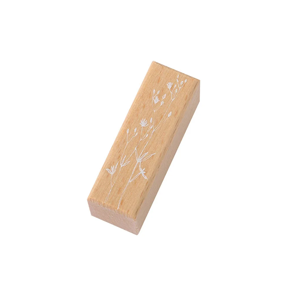 Enhance Creativity with Wood Rubber Stamps Exquisite Engraving Lines Perfect for DIY Scrapbooking and Decoration