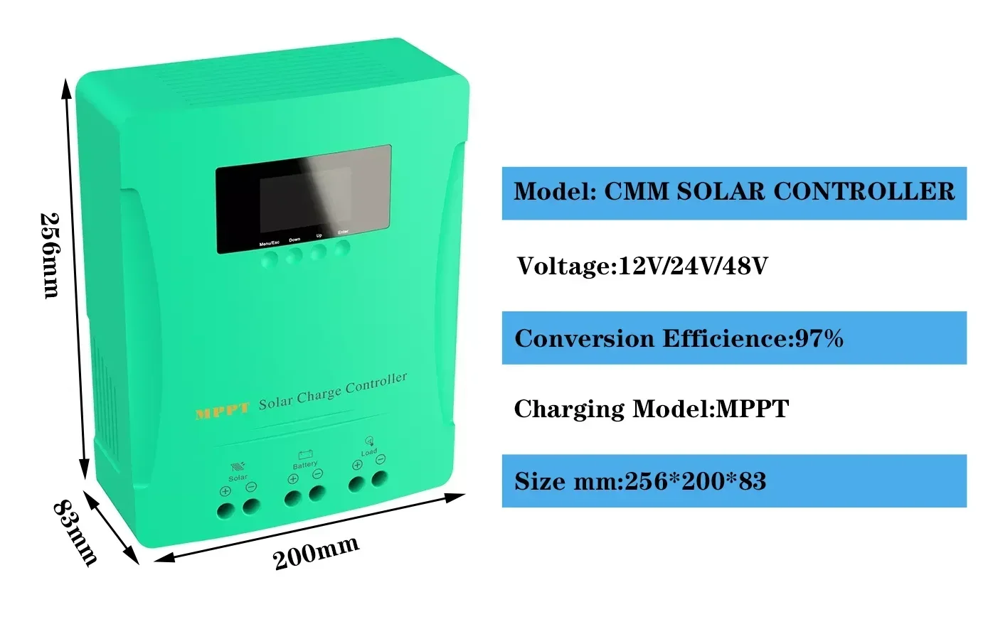 2026/MPPT 12v 24v 48v 40A 50A 60A Solar PV Regulators LCD Display Off Grid Solar Charge Controller  MPPT solar charge controller