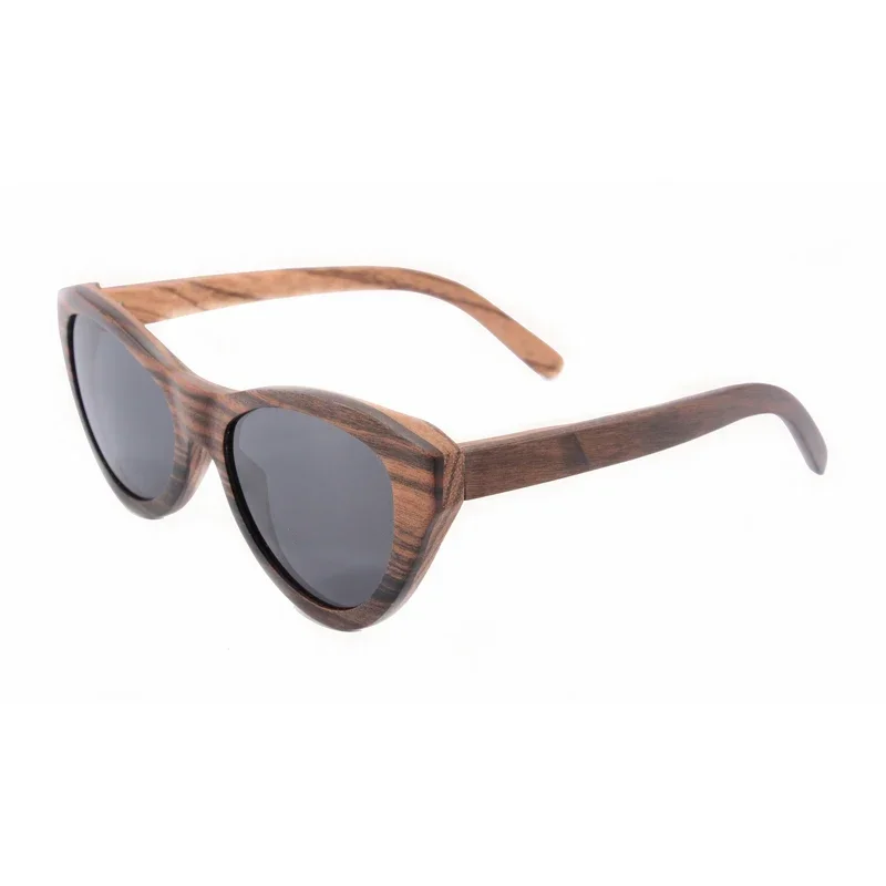 Shinu Polarized Sunglasses Women Design Vintage Nature Handmade Wooden Sunglasses Men Cat Eyes Sun Glasses Shades For Female