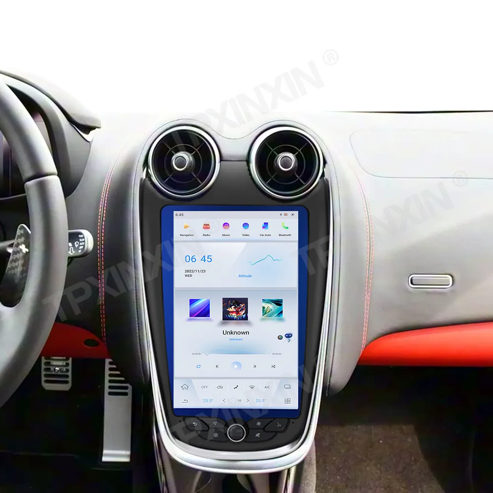 9.9 inch For Mclaren 540C/570/GT 2014 - 2021 car Android 13.0 auto Carplay GPS Navigation  Multimedia Player  wireless Head Unit