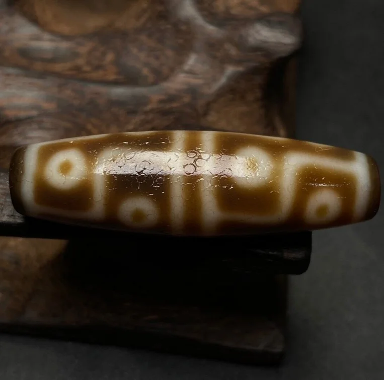 Magic Ancient Tibetan DZI Beads Old Agate Rare 12 Eye Totem Talisman Pendant