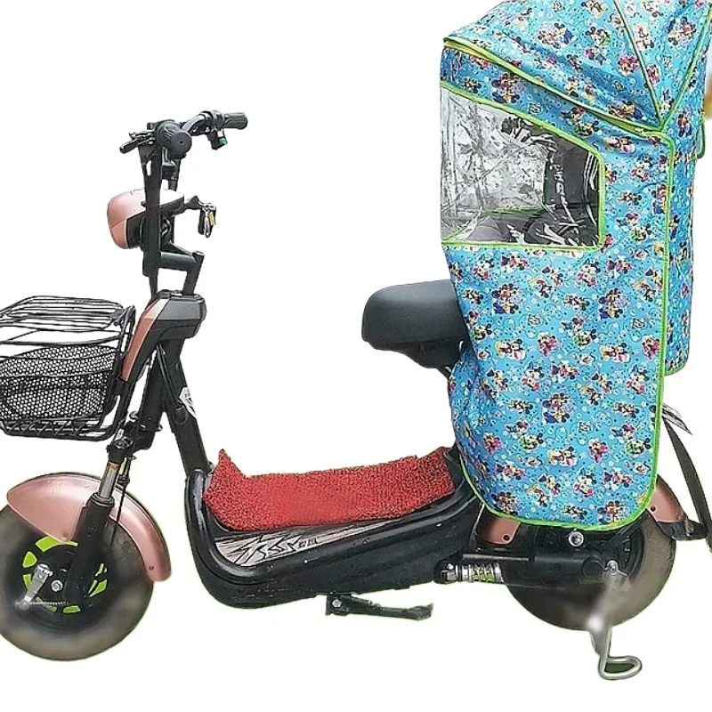 123 Funda impermeable para asiento de bicicleta: dosel para asiento de bebé para bicicletas, sombrilla infantil y protección contra la lluvia, funda protectora para asiento.