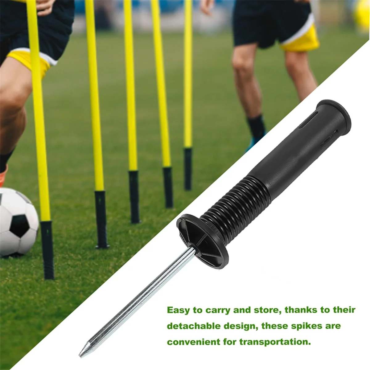 Floor Nails Flagpole Spring Mount Football Pole Fixing Nail Football Flag Base Football Flag Mount Soccer Pole Tool