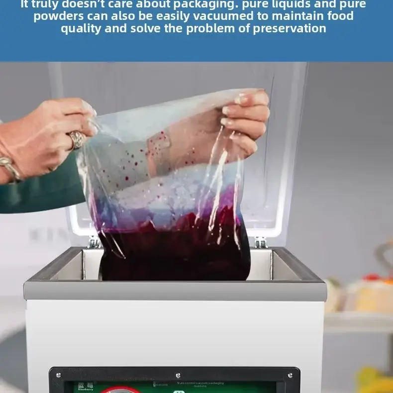 

Chamber Vacuum Sealer: Wet Food, Liquid, Powder & Sous Vide Ready
