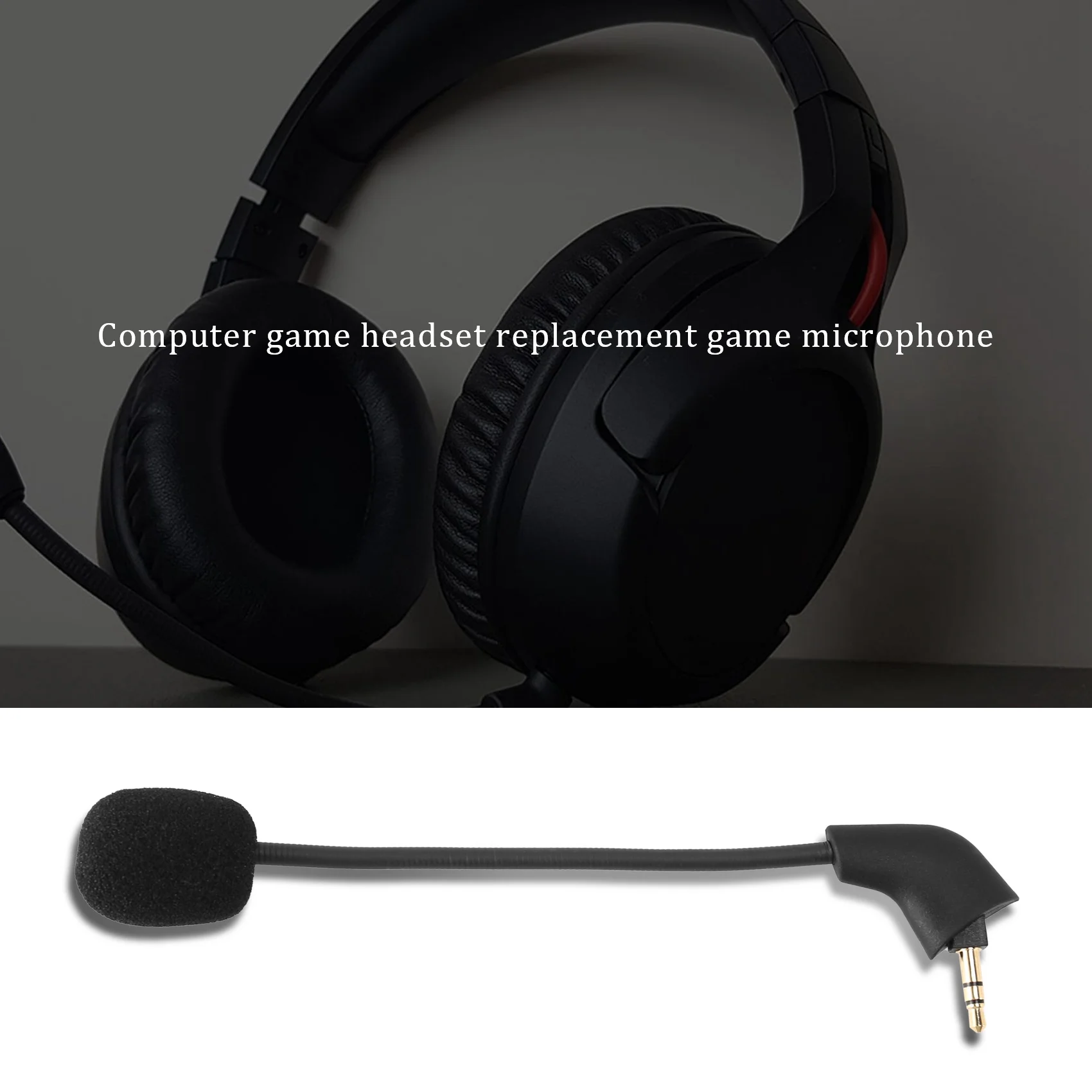 Replacement Gaming Mic for KINGSTON HyperX Cloud II /Cloud Core Computer Gaming Headset