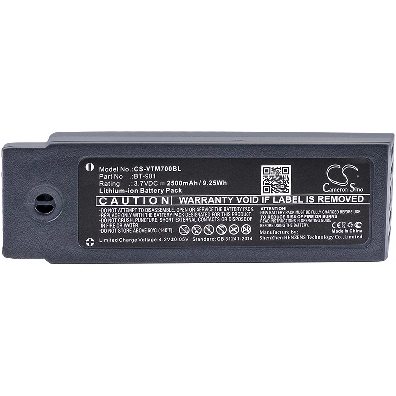 

Аккумулятор для A700, A710, A720, A730, Talkman A700, Talkman A710, Talkman A720, Talkman A730, PN: BT-901, 2500 мАч / 9,25 Вт·ч