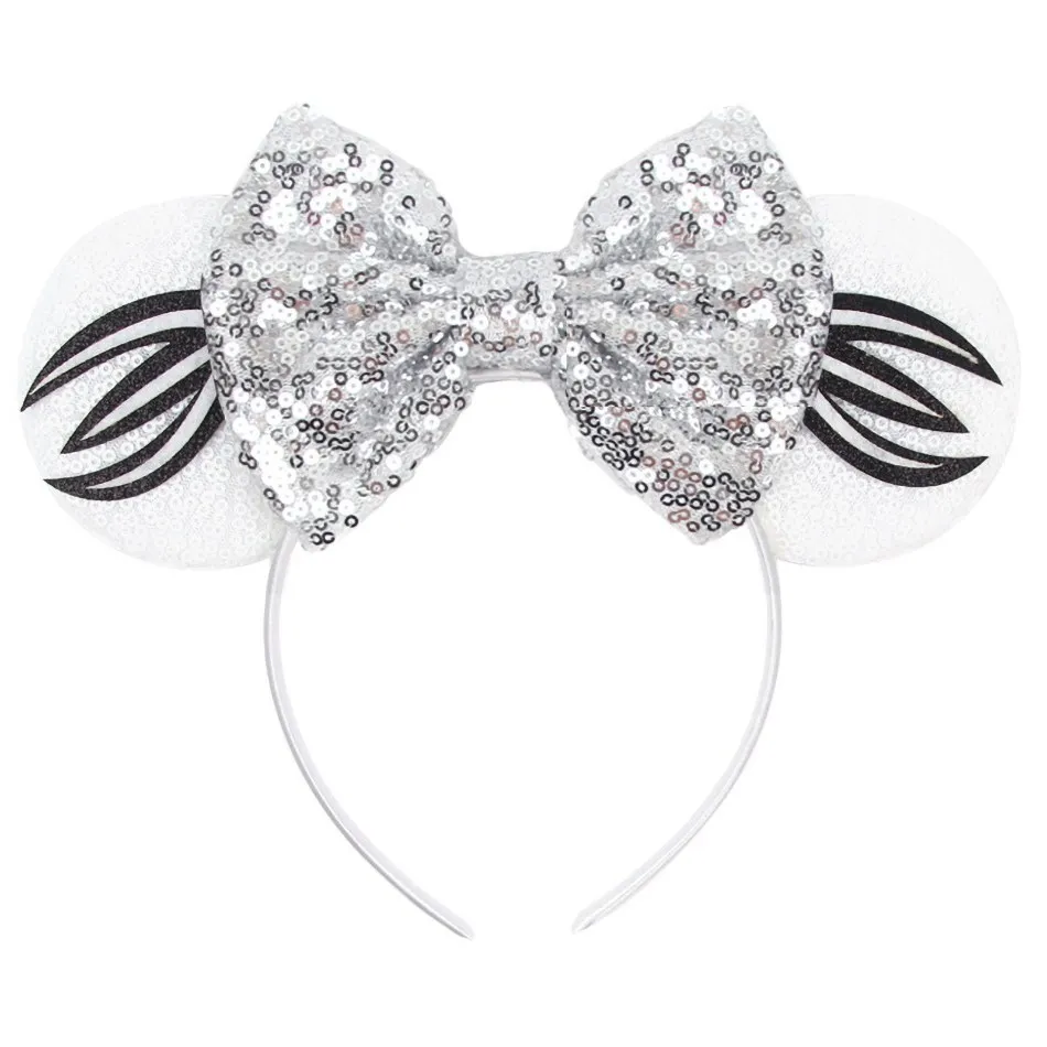 Kinder beliebte Halloween Fledermaus Haarband Mädchen Geburtstag Maus Ohr Haarband Kinder Weihnachten glitzernde Haarring Teenager Cosplay