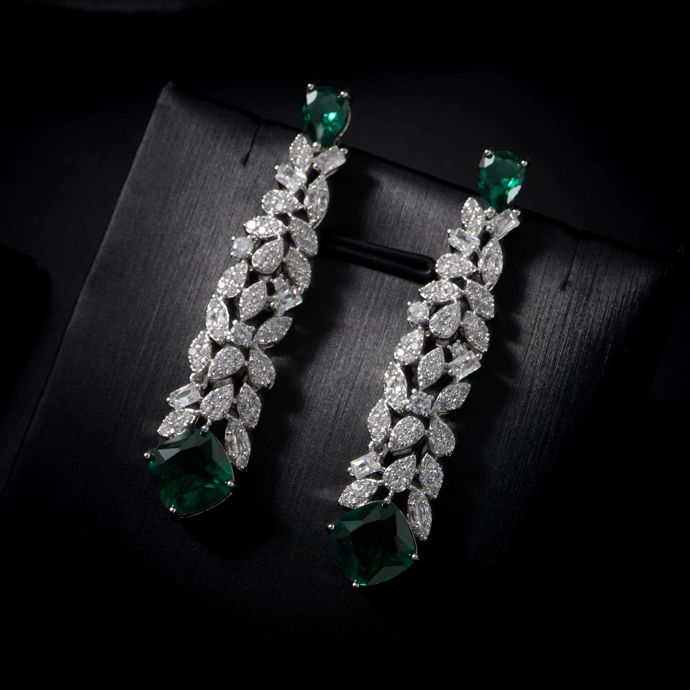 023818 Women Necklace Sets Cubic Zirconia Bridal Jewelry DuBai Saudi Wedding Engagement Party Festival Jewel Accessory