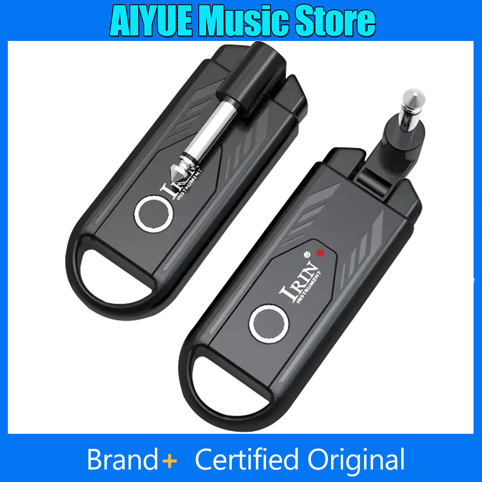

IRIN IN-70 Guitar Transmitter Receiver UHF Channels Guitar Rechargeable Wireless System Audio Wireless Transmitter Guitar Parts