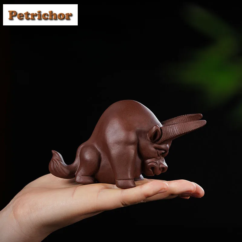 

Исин Фиолетовая Глина Мышцы Боевой Чай Домашнее Животное Элегантная Счастливая Модель Чайная Фигурка Игры Игрушки Чайная Статуя Украшения Майстерство