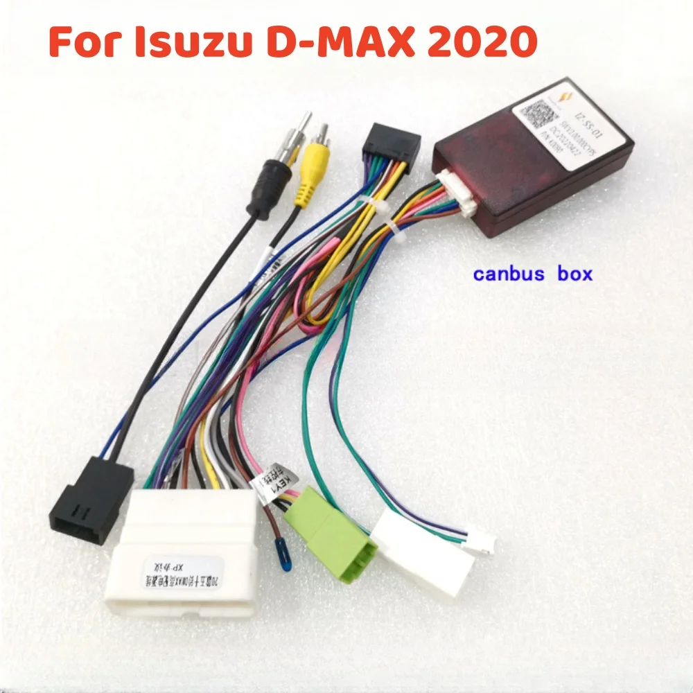 16 PIN Android Car Radio Canbus Box Decoder IZ-SS-01 For Isuzu D-MAX 2020 Radio Harness Wiring Power Cables