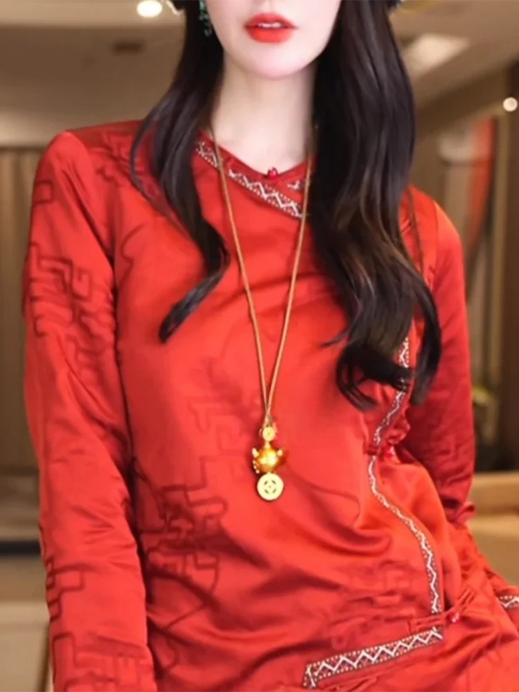 

Новый китайский Sle Long Sve с принтом irt, женский осенне-зимний базовый слой, супер красивый топ Ele, удобный дышащий